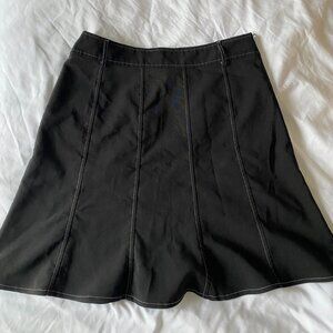 vintage exact change pleated skirt with unique stitching